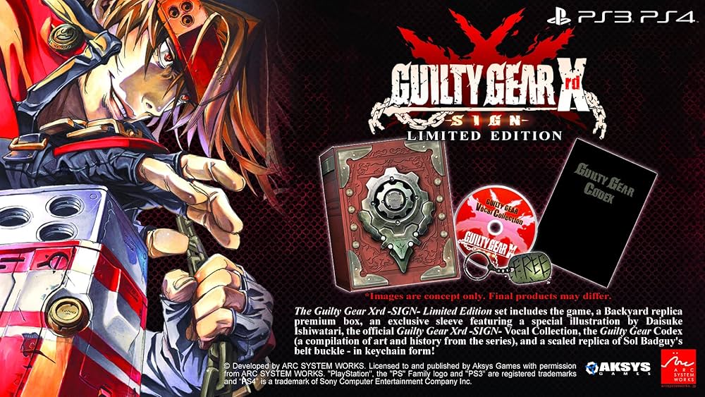 新品　ギルティギアイグザード　サイン　リミテッドエディション Amazon.com: Guilty Gear Xrd SIGN Limited Edition - PlayStation 4